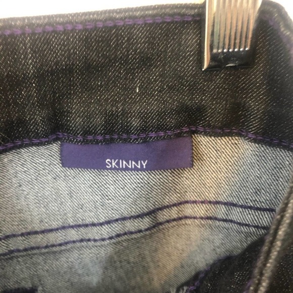 𝅺NYDJ black skinny jeans high rise - Picture 4 of 5